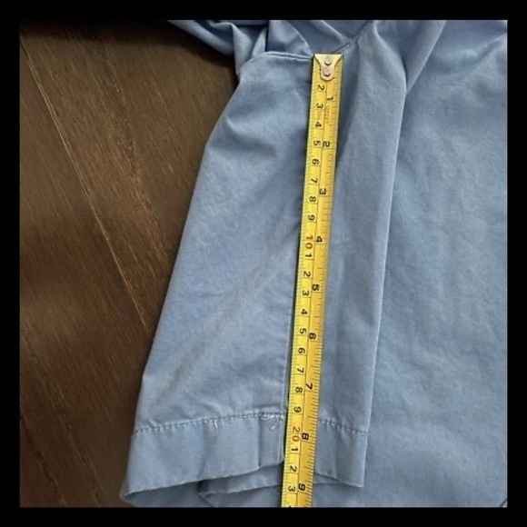 Vineyard Vines Club Short Size 33” Blue 8.5” Inseam Cotton Twill Beach Teal - Picture 5 of 5